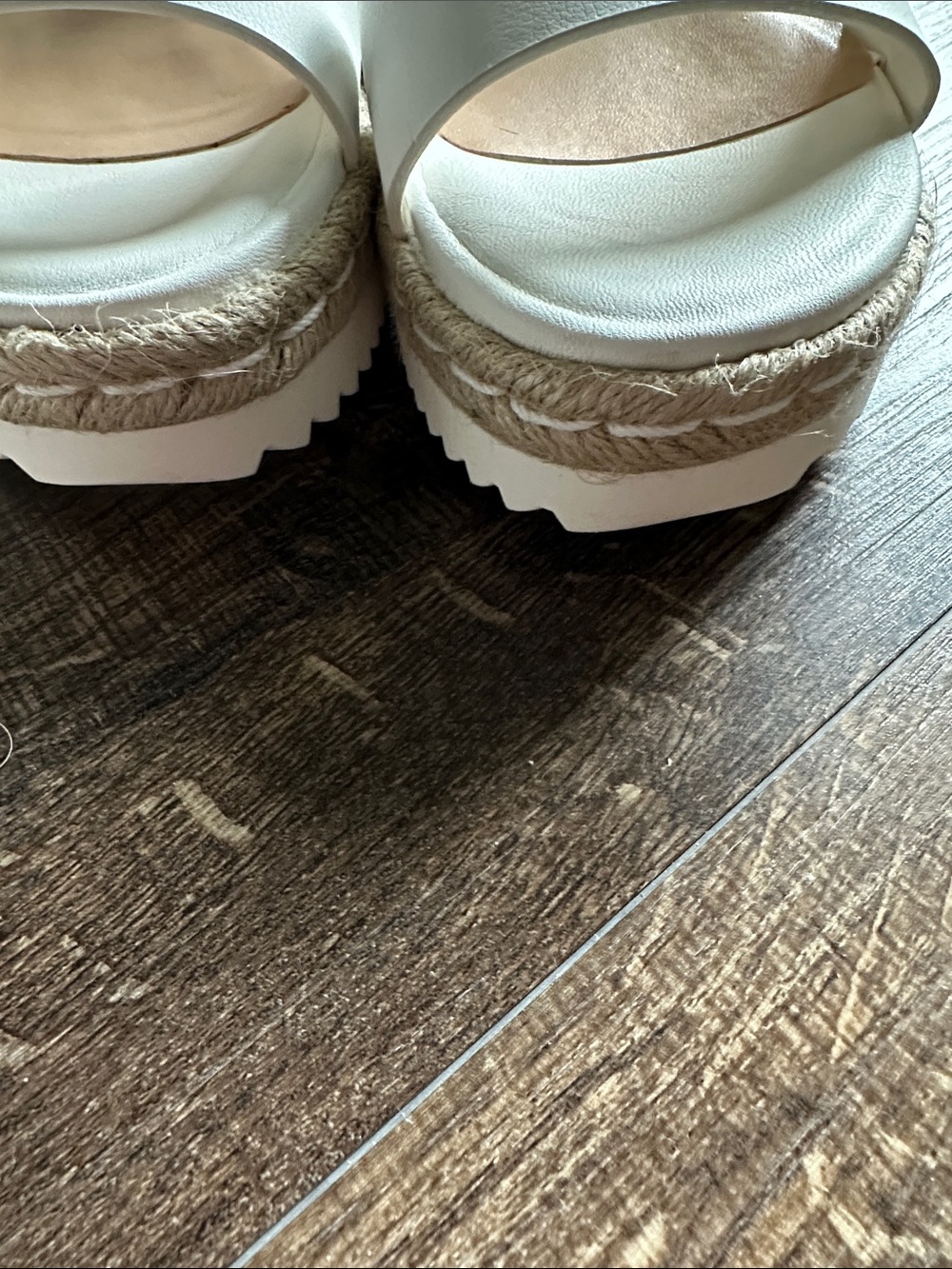 a new day White Espadrille Platform Ankle-Strap Sandals - Picture 6 of 6